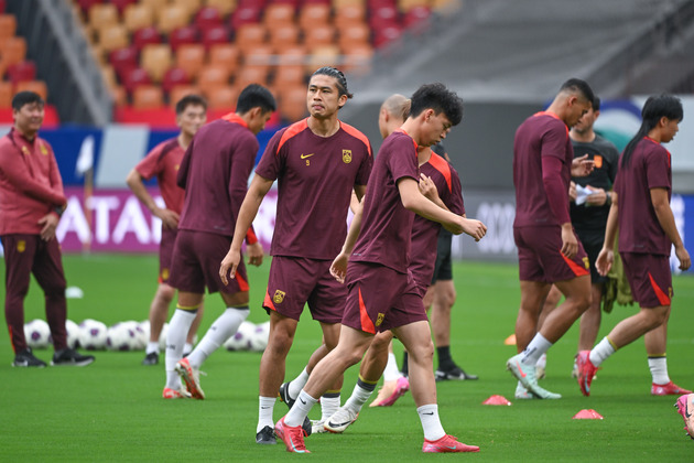 (SP)CHINA-CHONGQING-FOOTBALL-FIFA WORLD CUP QUALIFIER-TRAINING (CN)