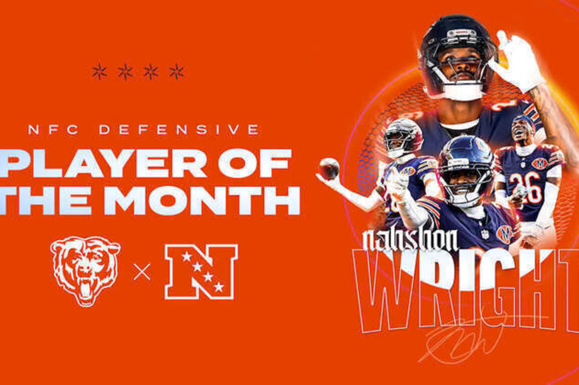 Nahshon Wright named NFC Defensive Player of the Month