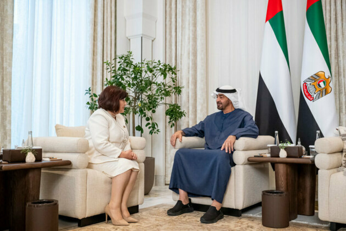 UAE President receives Speaker of Azerbaijan's Milli Majlis