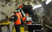 Underground work at the Gorno project in Italy