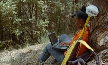 An Explorer Challenge geoscientist in the field.