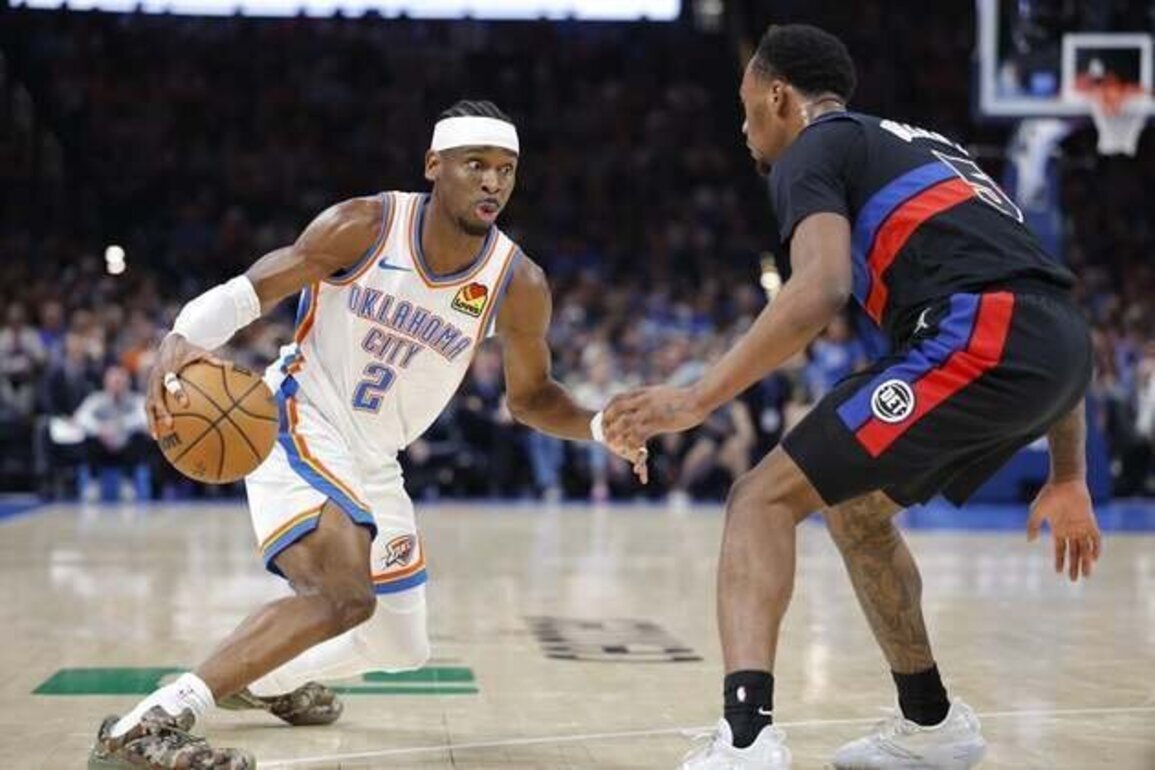 NBA roundup: Shai Gilgeous-Alexander-led Thunder top Pistons in OT