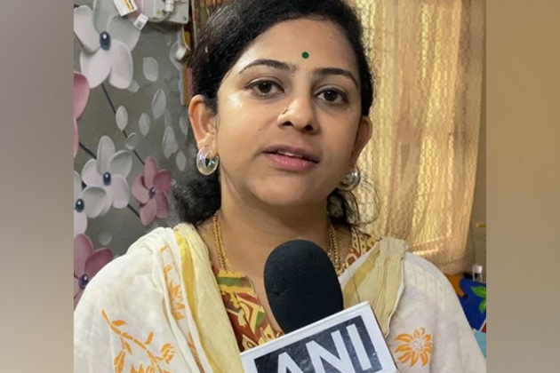 BJP National Council Member Sadineni Yamini Sharma criticises Congress party for using Rahul Gandhi's image on sanitary pads