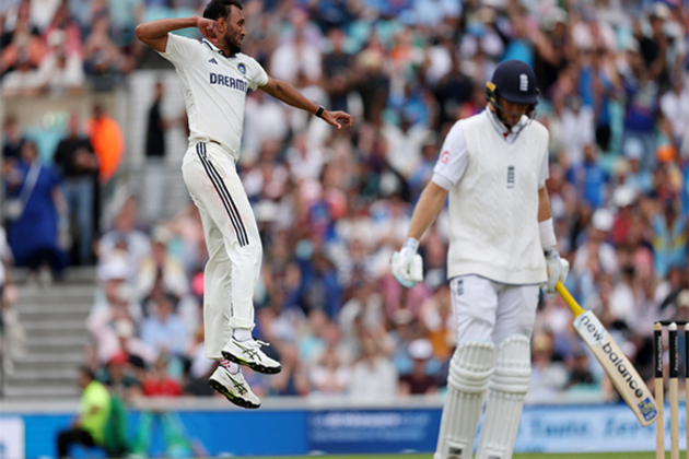 "The first ball, I had clearly planned...": Krishna on gameplan during fifth day of Oval Test against England