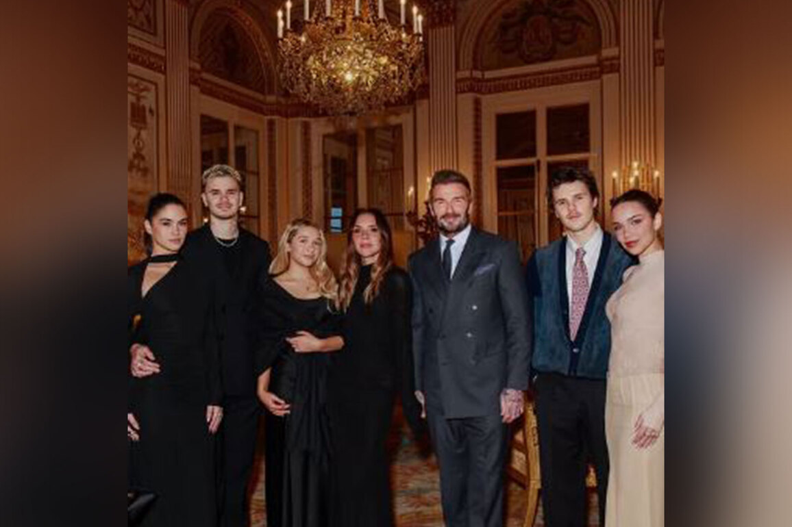 Victoria Beckham gets French Knighthood in Paris, Brooklyn Beckham -Nicola Peltz missing from family pic amid feud