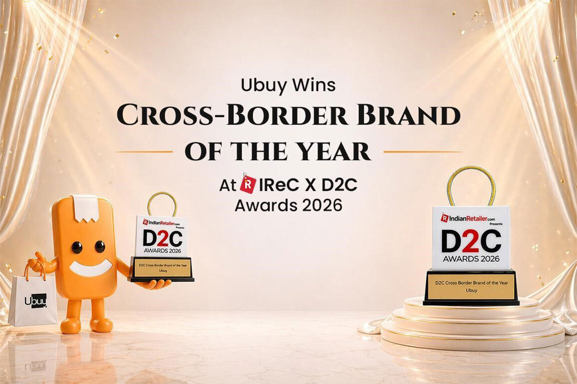 Ubuy Wins "Cross-Border Brand of the Year" at IReC X D2C Awards 2026