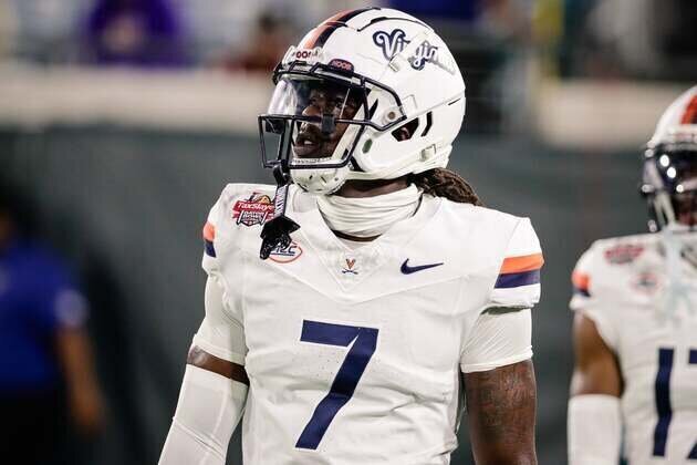 WR Jahmal Edrine no longer on Virginia roster after rape, abduction charges