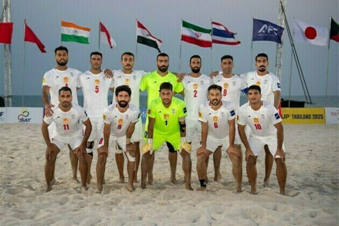 Iran Beach Soccer Team Beats Italy