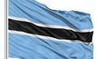  Botswana flag.