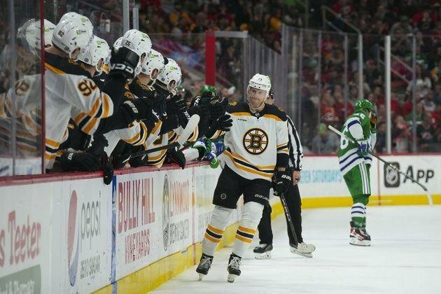 NHL roundup: Bruins knock off Hurricanes for 7th straight win