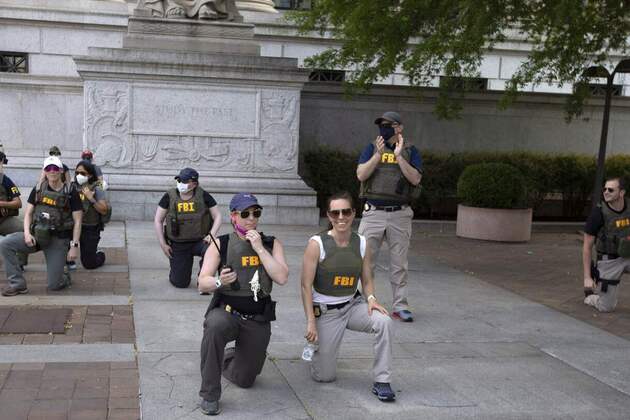 FBI agents fired after photos show agents kneeling during 2020 George Floyd protests