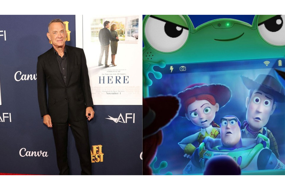 Tom Hanks explains Woody's viral bald spot in 'Toy Story 5' sneak peeK