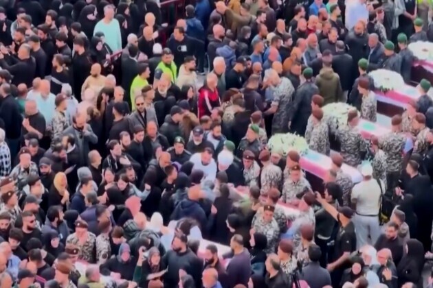 Mourning in Sidon after Israeli strike kills 13 Lebanese security personnel: New York Times