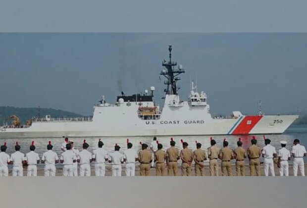 US Coast Guard Ship Bertholf visits Port Blair for joint exercise "Sea Defenders-2024" with Indian Coast Guard