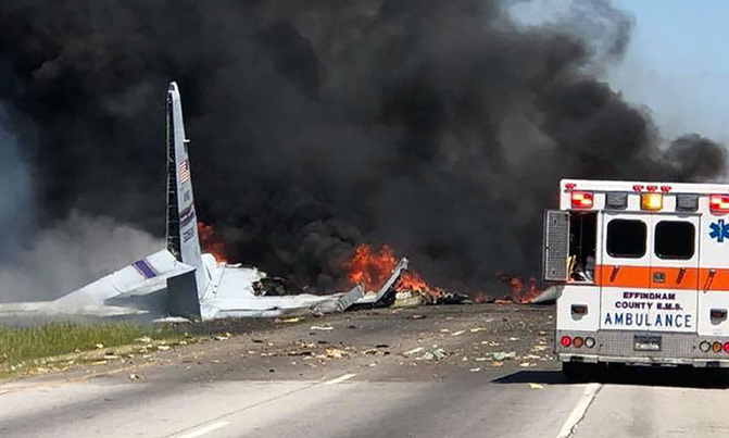 Five killed in crash of US military cargo plane Five killed in crash of US military cargo plane