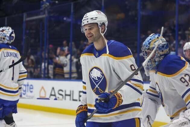 Barnstorming Sabres finally back home to take on Golden Knights