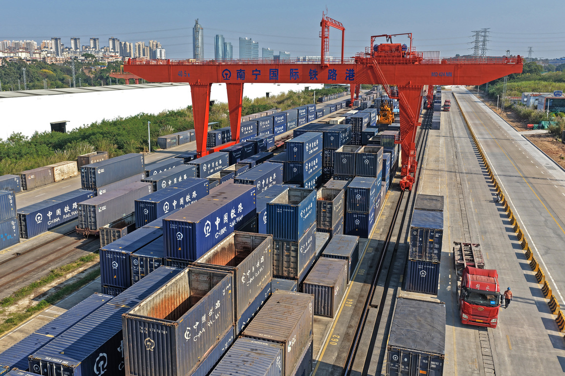 CHINA-GUANGXI-NEW INT'L LAND-SEA TRADE CORRIDOR-CONTAINERS (CN)
