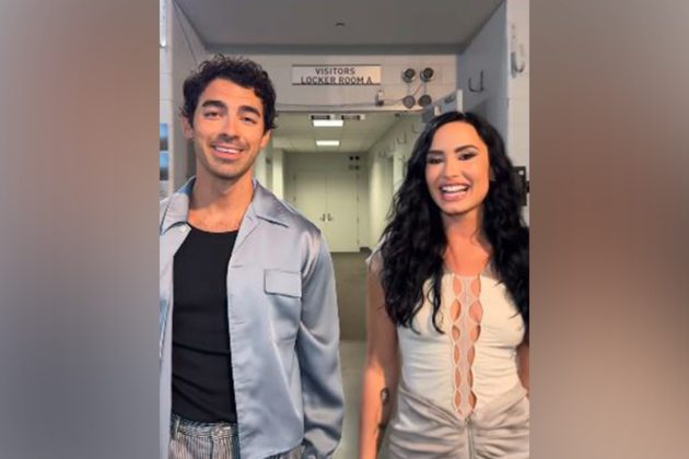 Joe Jonas reunites with ex-Demi Lovato during Jonas Brothers' hometown concert