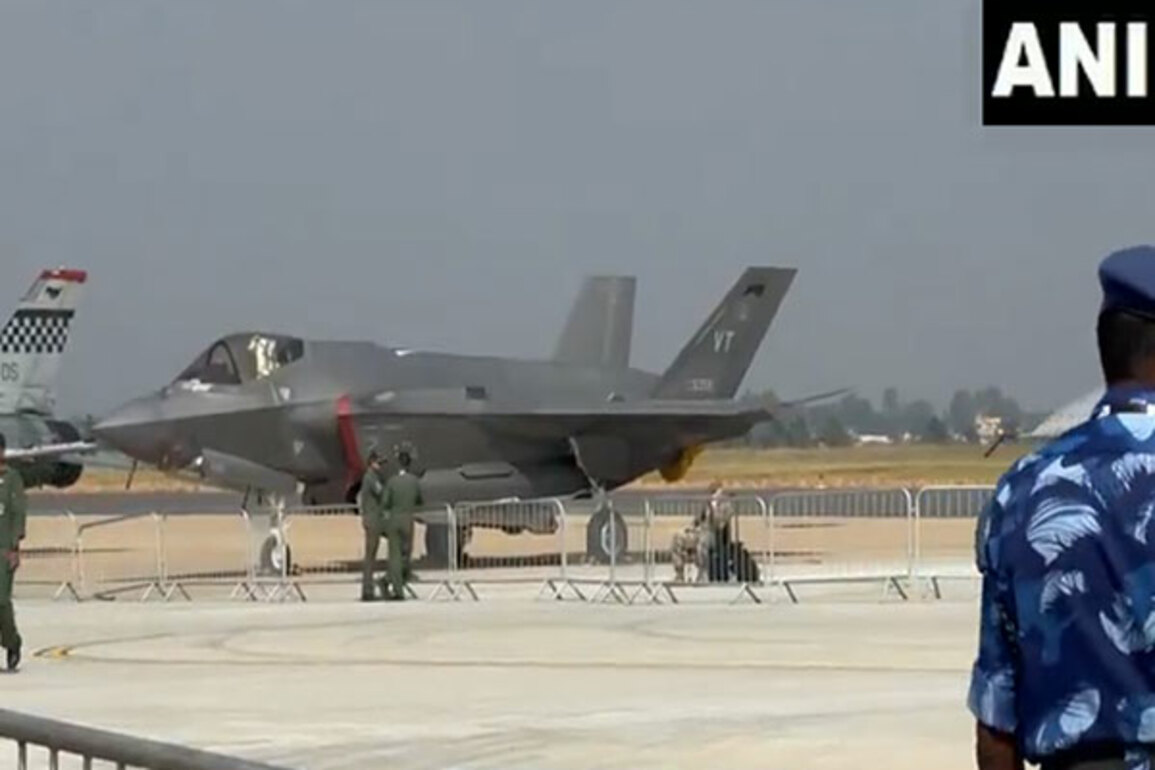 US fighter aircraft on display at Aero India air show in Bengaluru