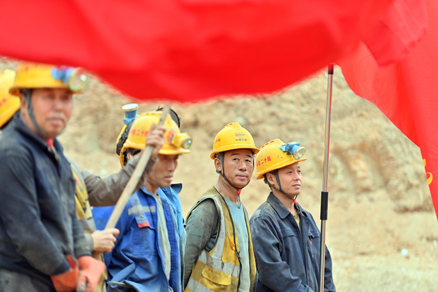 CHINA-GUANGXI-LIUZHOU-EXPRESSWAY-WORKERS(CN)