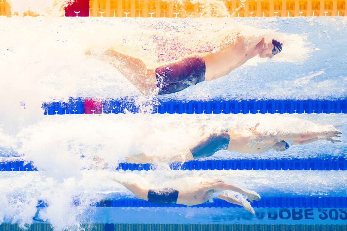 (SP)SINGAPORE-WORLD AQUATICS CHAMPIONSHIPS-SWIMMING-MEN'S 200M MEDLEY-SEMIFINAL