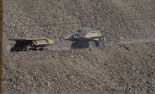 Haul trucks at Freeport-McMoran's Sierrita mine in Arizona.