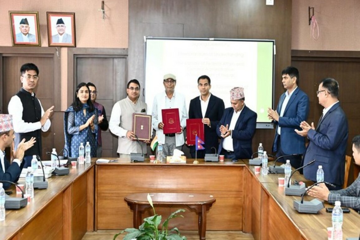 India, Nepal sign MoUs for five high-impact development projects in education, health sectors