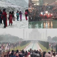 Happy New Year: Offering prayers at temples to huge crowd at tourist spots, people usher in 2026 with joy