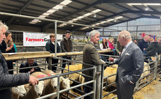 King Charles visits Lancashire auction mart in support of farmers