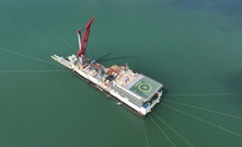 The Allseas shallow-water pipelay barge Sandpiper hascompleted the nearshore construction activities for the Darwin Pipeline Duplication Project (DPD).