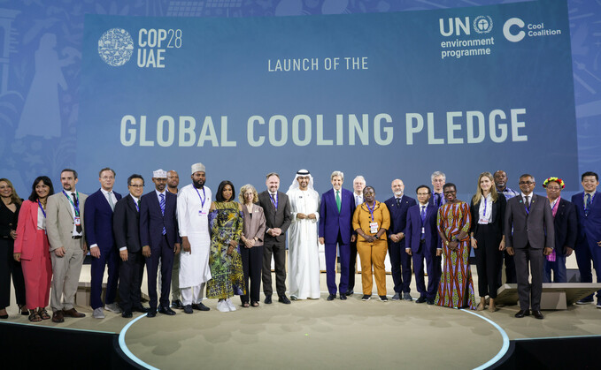 The Global Cooling Pledge is unveiled at COP28 | Credit: UNFCCC