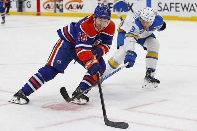 Zach Hyman, Connor Ingram lead Oilers to shutout of Blues