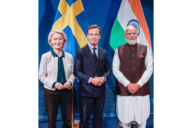 "Our free trade agreement is beginning of a new journey": Swedish PM Kristersson on India-EU FTA