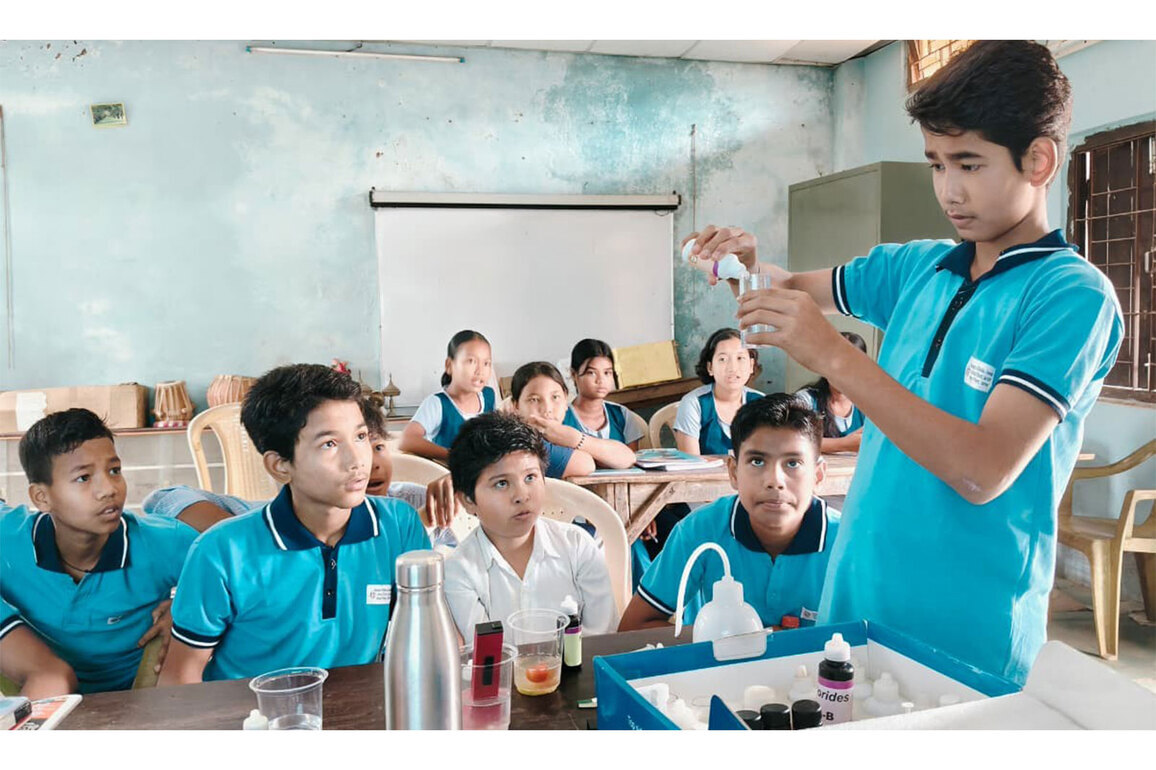 Assam: Students, teachers gain hands-on experience in water testing in school in Guwahati
