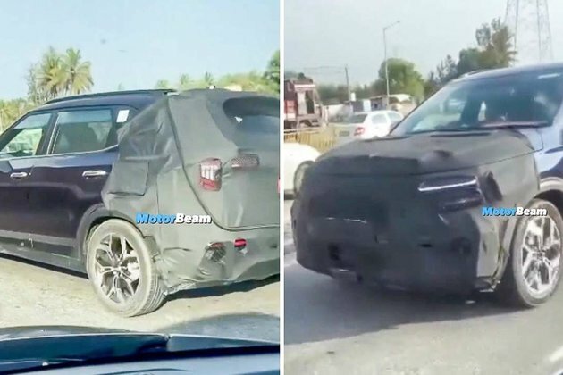 2023 Kia Seltos Facelift Turbo 160 PS Spied - Launch Soon