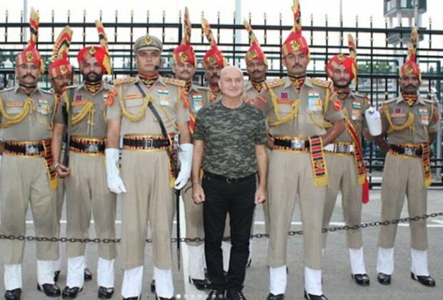 "It was honour": Anupam Kher attends Beating Retreat ceremony at Wagah Border