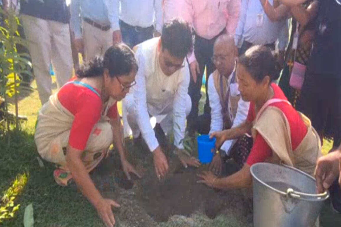 Assam Minister Urkhao Gwra Brahma visits Majuli, reviews various projects
