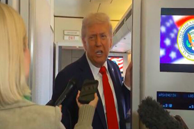 "The war is over... I think the ceasefire is going to hold," says President Trump on Gaza