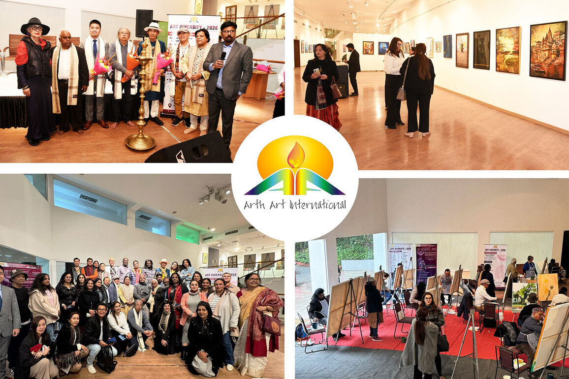 Arth Art International Inaugurates Art Diversity-2026 at Lalit Kala Akademi, New Delhi