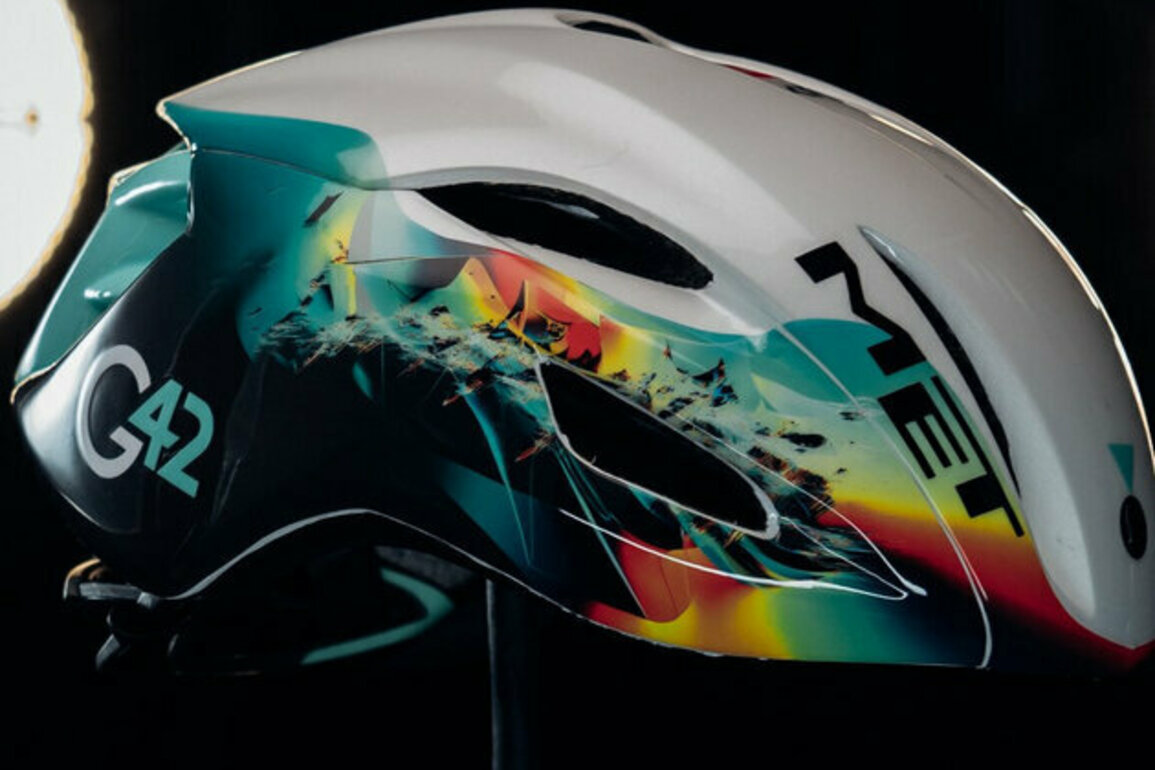 G42, UAE Team Emirates-XRG unveil first AI-powered cycling helmet
