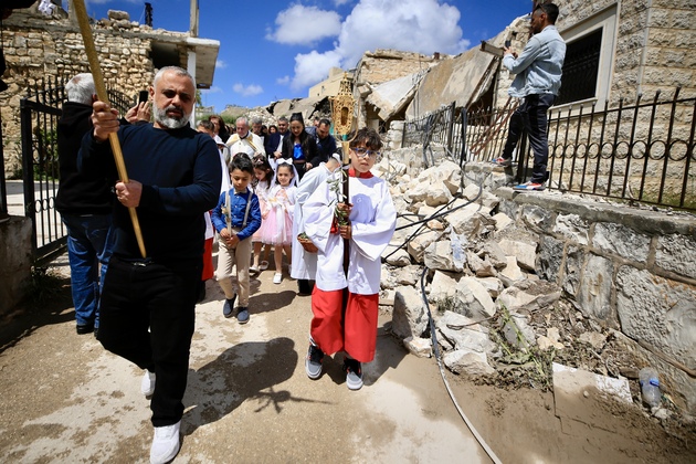 LEBANON-AALMA EL CHAEB-PALM SUNDAY-MARCH
