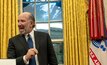 US secretary of commerce, Howard Lutnick, with Trump, February, 2025.