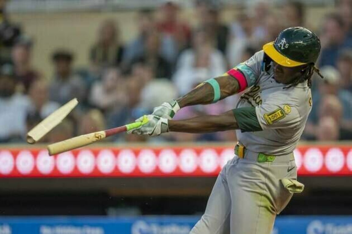 Shea Langeliers' homer powers Athletics' win over Twins