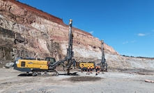 XCMG XQZ152 drills operating at an open pit mine in Africa have demonstrated outstanding operational performance. Credit XCMG