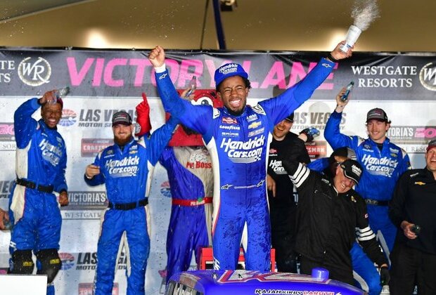 Rajah Caruth wins in Las Vegas for first Truck Series victory