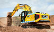 The 20-tonne excavator is powered by a hydrogen fuel cell.