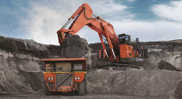 Hitachi Construction Machinery rigid dump truck and ultra-large hydraulic excavator