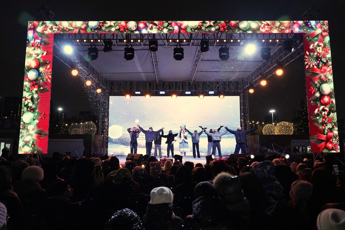 KAZAKHSTAN-ASTANA-NEW YEAR TREE-LIGHTING
