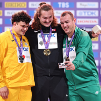 (SP)JAPAN-TOKYO-ATHLETICS-WORLD ATHLETICS CHAMPIONSHIPS-MEN'S HAMMER THROW-AWARDING CEREMONY