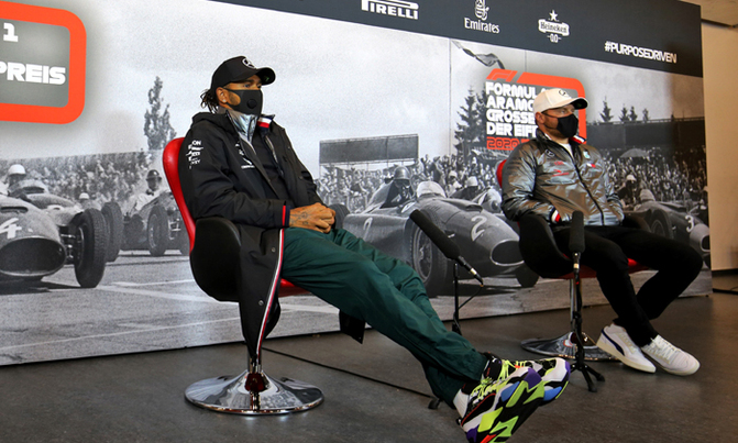 Hamilton, Bottas living 'like hermits' after Mercedes virus outbreak Hamilton, Bottas living 'like hermits' after Mercedes virus outbreak